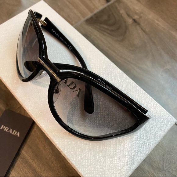 NWT Prada Oversize Wrap Butterfly Sunglasses 68mm - Picture 6 of 9